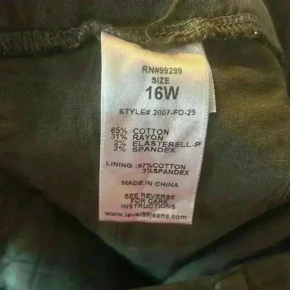 NWT Level + Olive Francis Capri Straight Leg Pant sz 16 - Picture 2 of 9